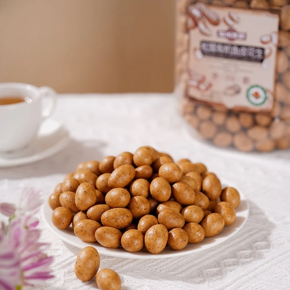 California Field Matsutake Organic Fish-Skin Coated Peanuts 1kg - Crispy Coated Peanut Snack - Image 3
