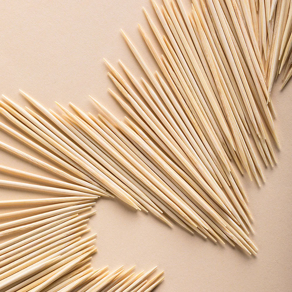Camellia Brand Durable Double-Ended Bamboo Toothpicks, Pack of 500 - Image 3