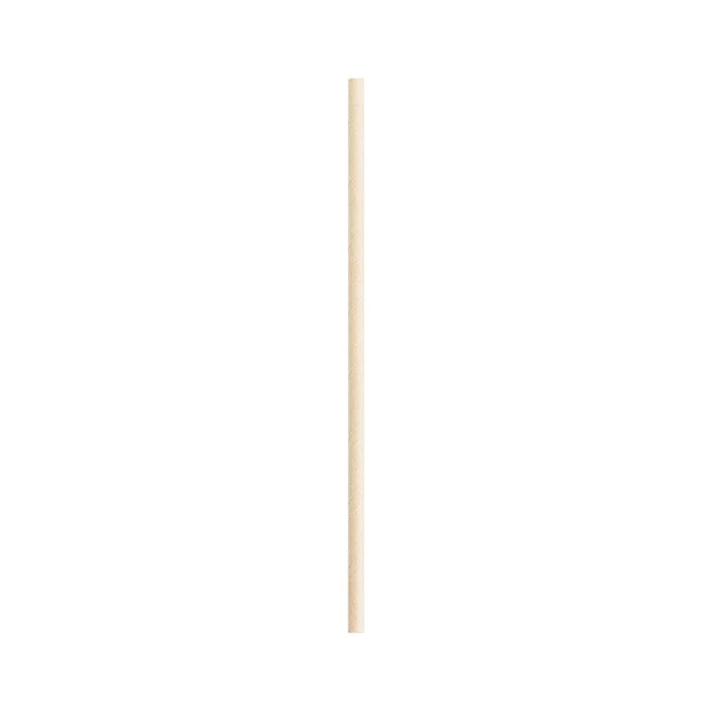 Camellia Natural Colour Paper Straws, Straight, Pack of 50 - Image 5