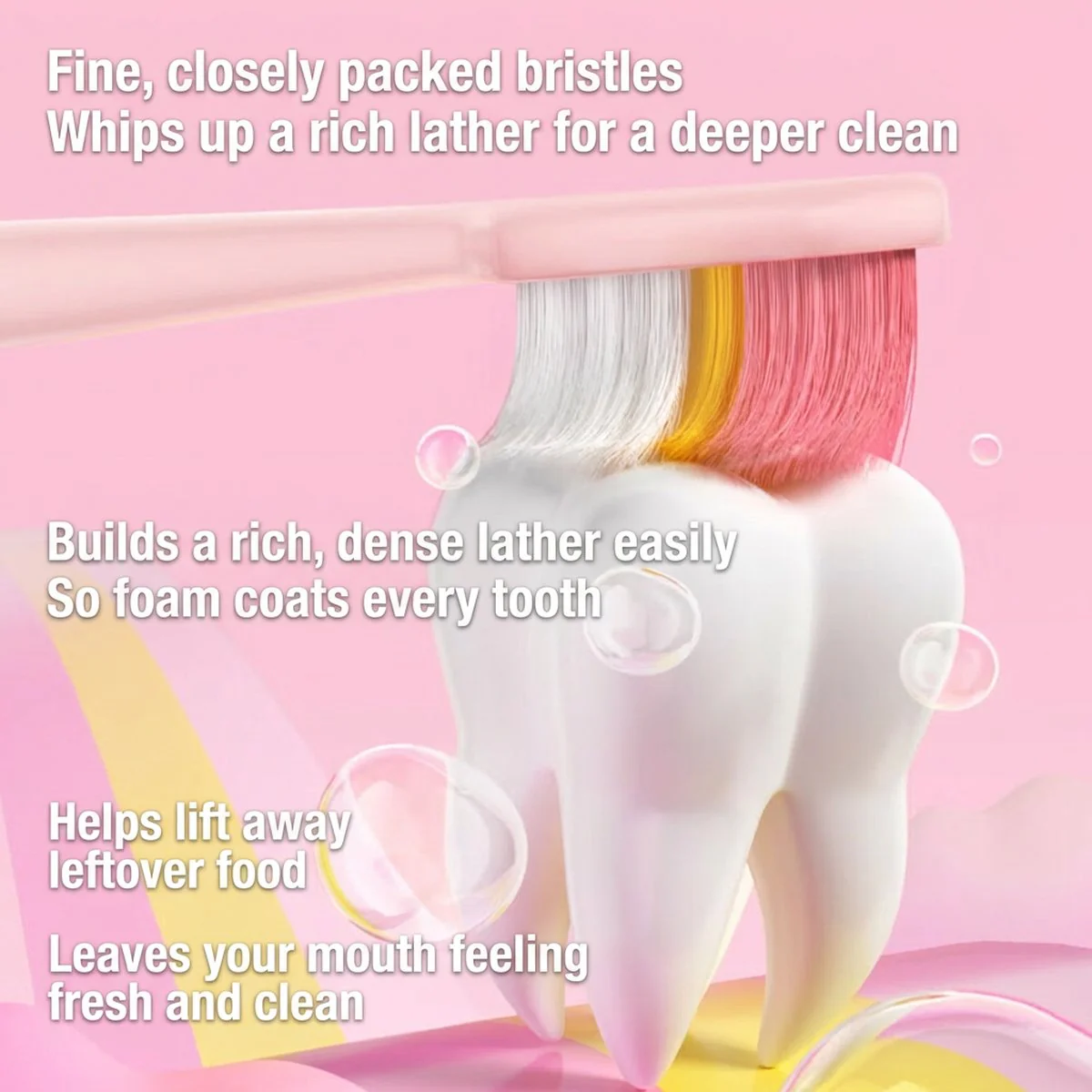 Canban Fairy Wand Toothbrush - Single Pack, Pink - Image 4