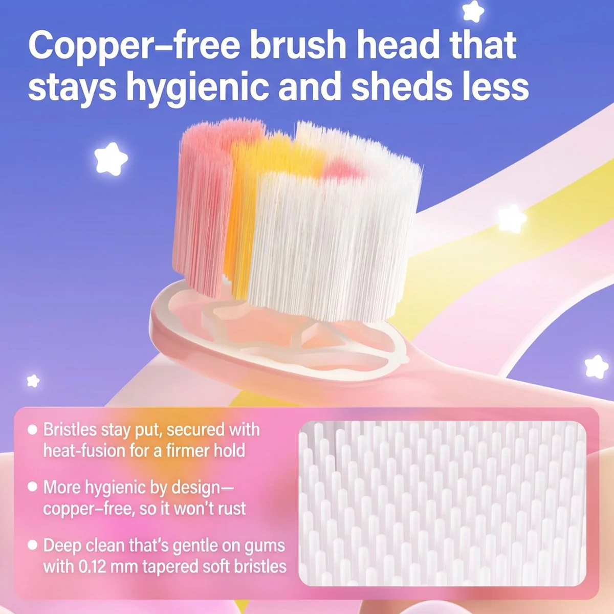 Canban Fairy Wand Toothbrush - Single Pack, Pink - Image 6