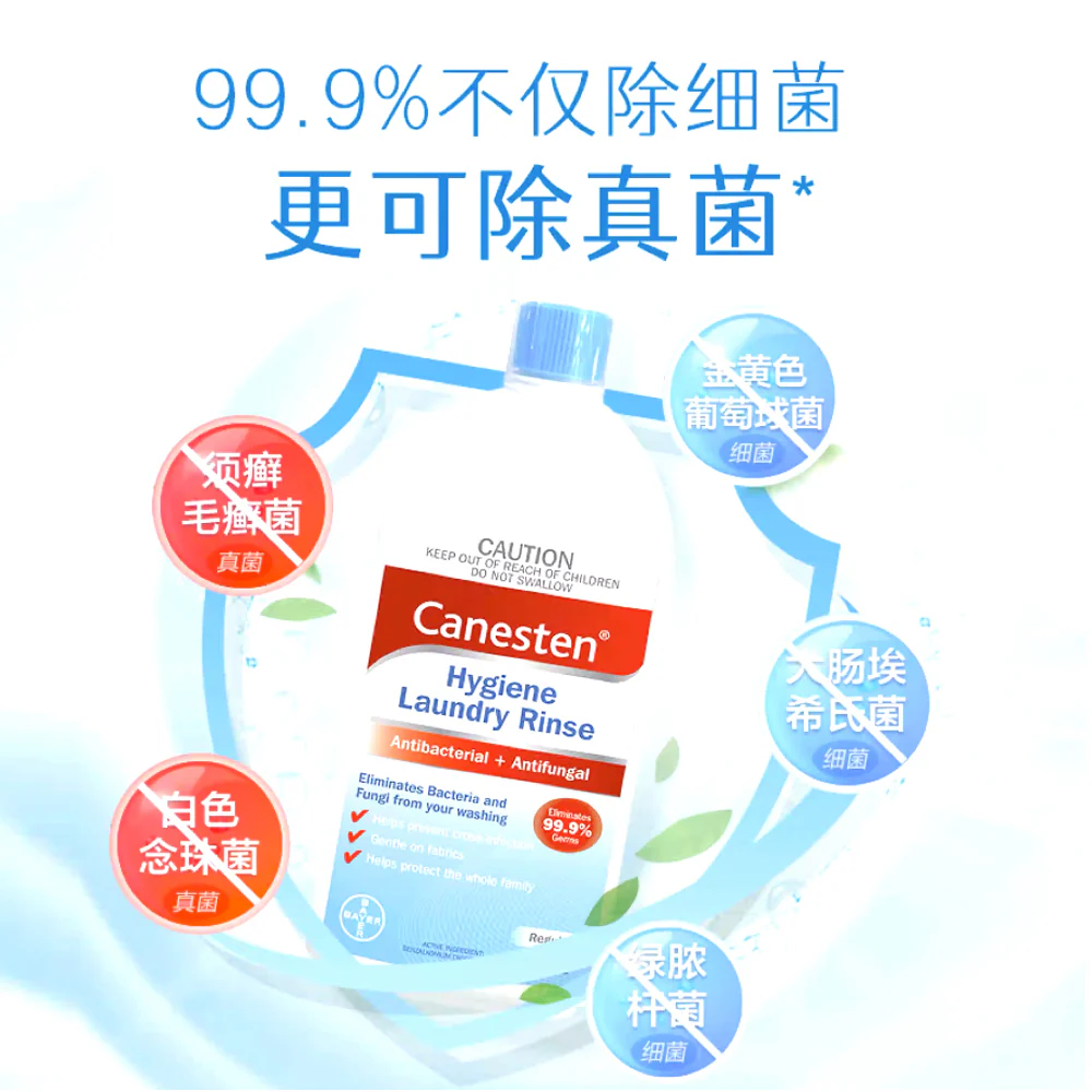 Canesten Hygiene Laundry Rinse - Natural Scent, 1L - Image 2