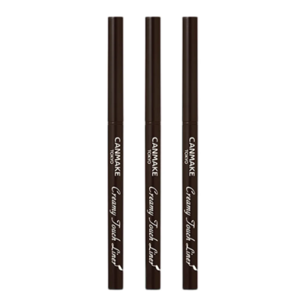 Canmake Creamy Touch Liner 1.5mm – 03 Dark Brown Gel Eyeliner Pencil - Image 2
