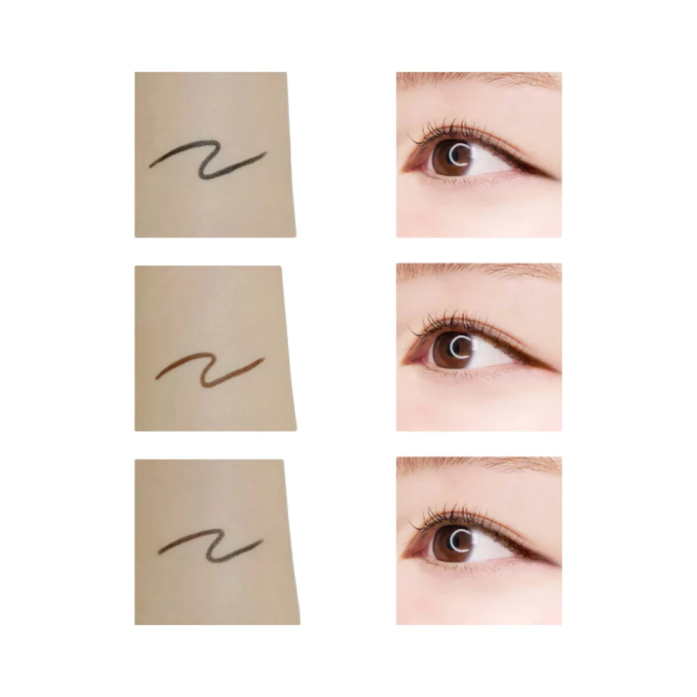Canmake Creamy Touch Liner 1.5mm – 03 Dark Brown Gel Eyeliner Pencil - Image 5