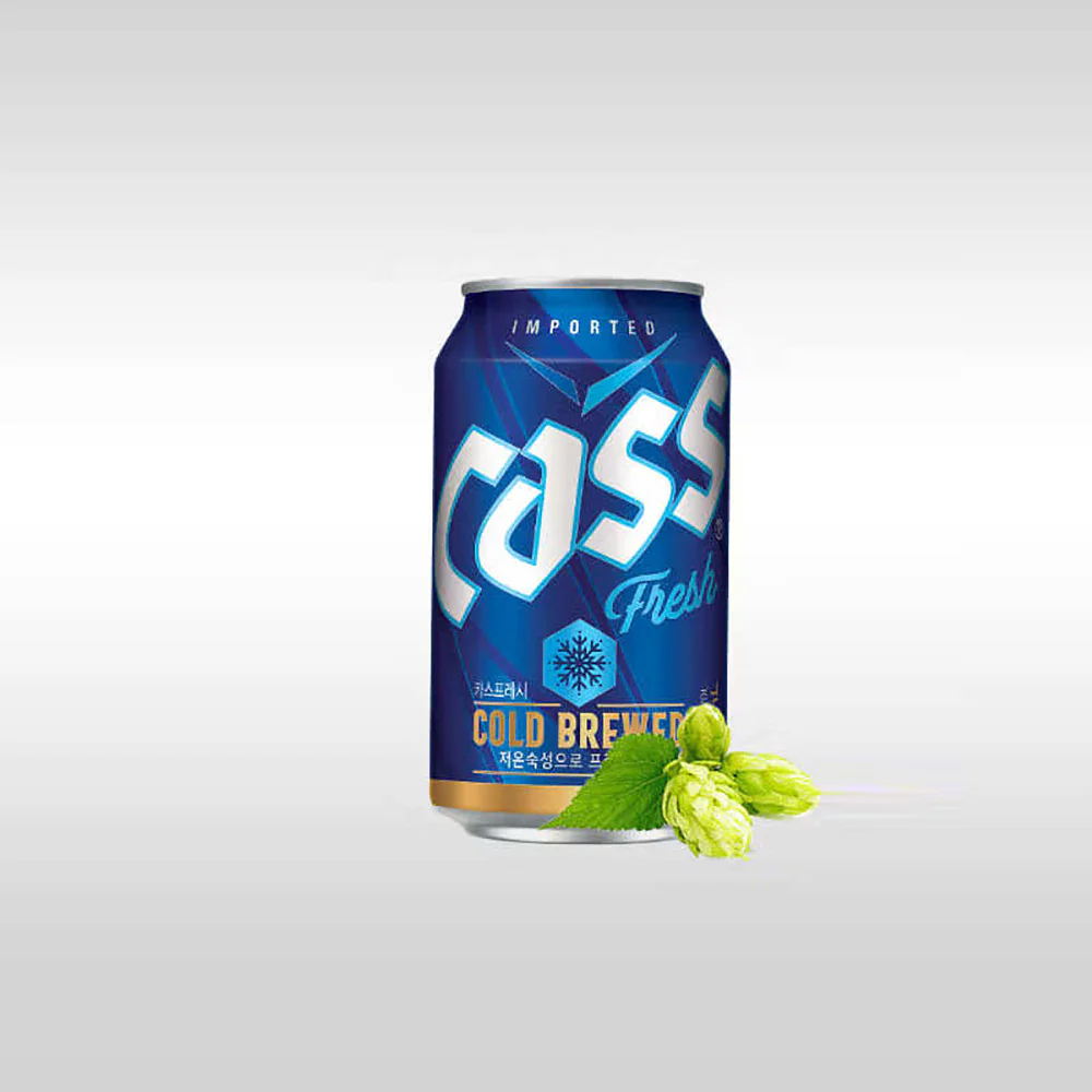 Cass Fresh Lager Beer - 355ml x 24 Cans - Image 5