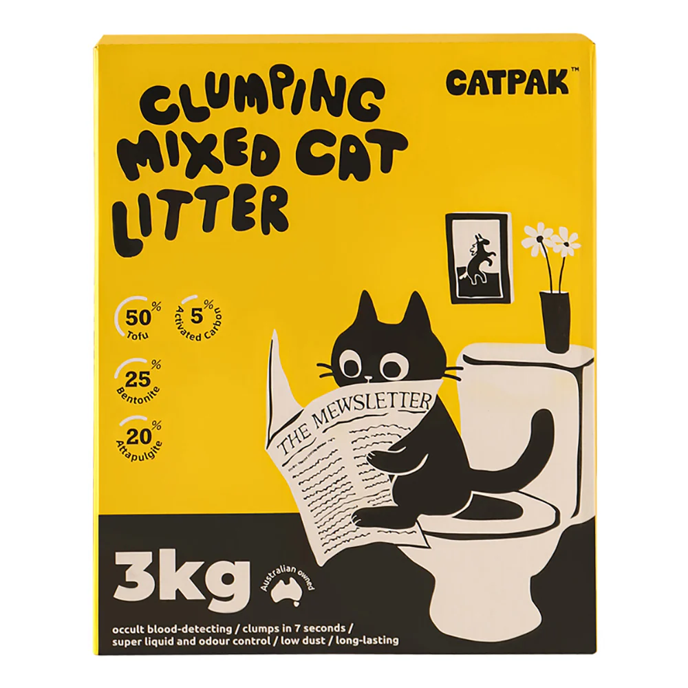 Catpak Clumping Mixed Cat Litter - 3kg x 2 - Image 2