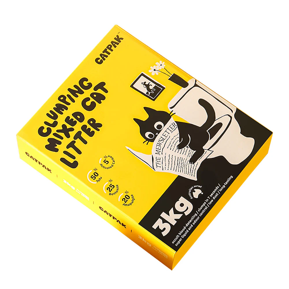 Catpak Clumping Mixed Cat Litter - 3kg x 2 - Image 4