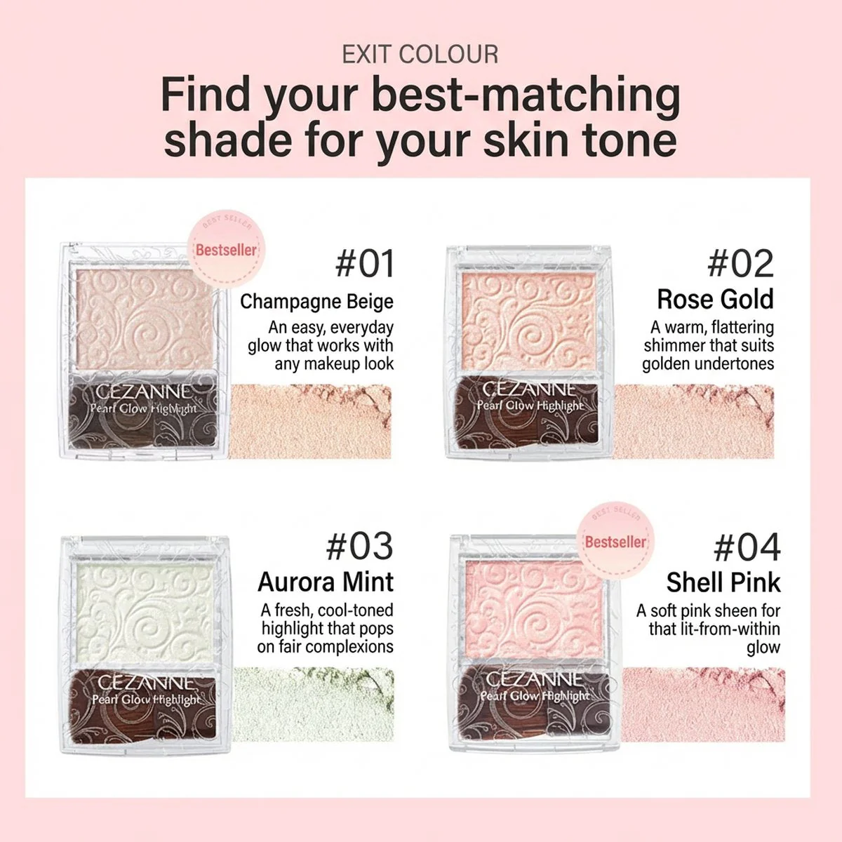 CEZANNE Pearl Glow Highlight - Multiple Shades - Image 5