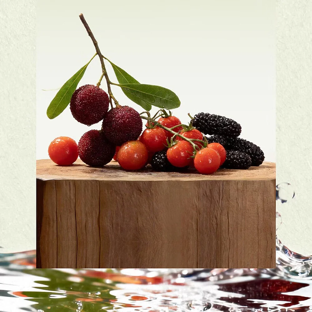 Cha Xiaokai Light Fruit & Veggie Tea Drink – Bayberry, Mulberry & Cherry Tomato 450ml - Image 3