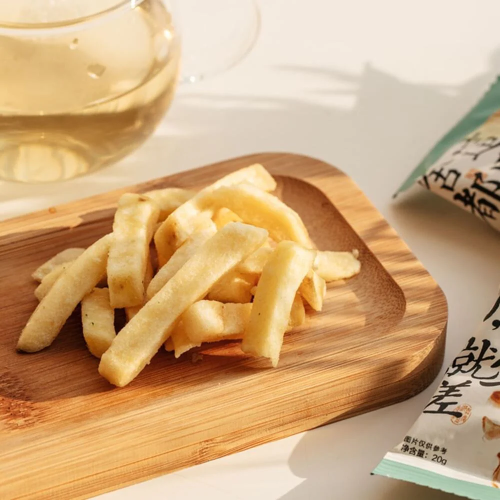 Cha Yan Yue Se Jasmine Tea Crispy Potato Sticks 20g – Light Crispy Fries Snack - Image 2