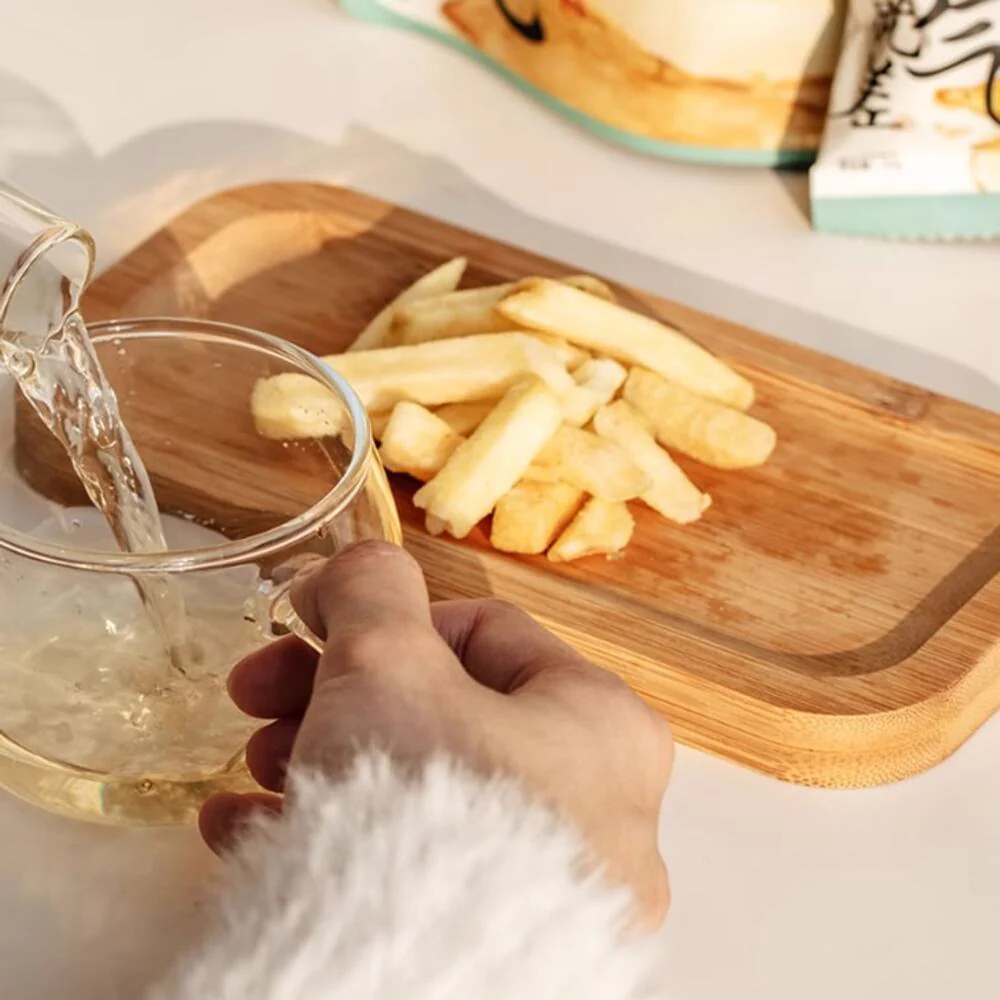 Cha Yan Yue Se Jasmine Tea Crispy Potato Sticks 20g – Light Crispy Fries Snack - Image 3