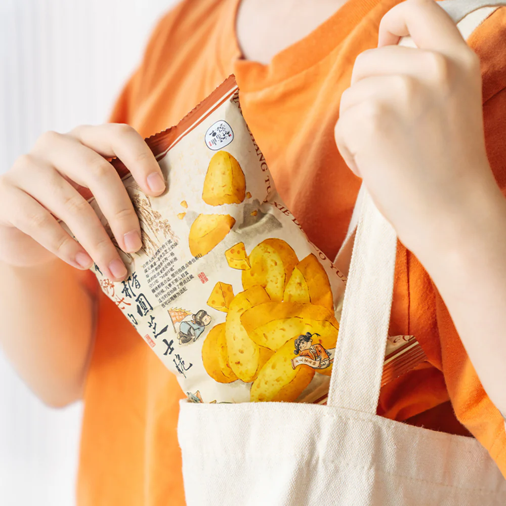 Cha Yan Yue Se Oval Cheese Crisps - 30g - Image 2