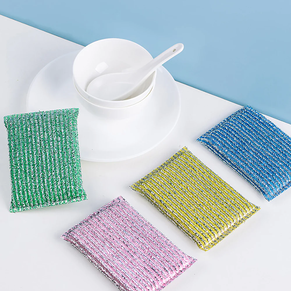 Chahua Colorful Soft Scrubbing Pads - 4 Pieces