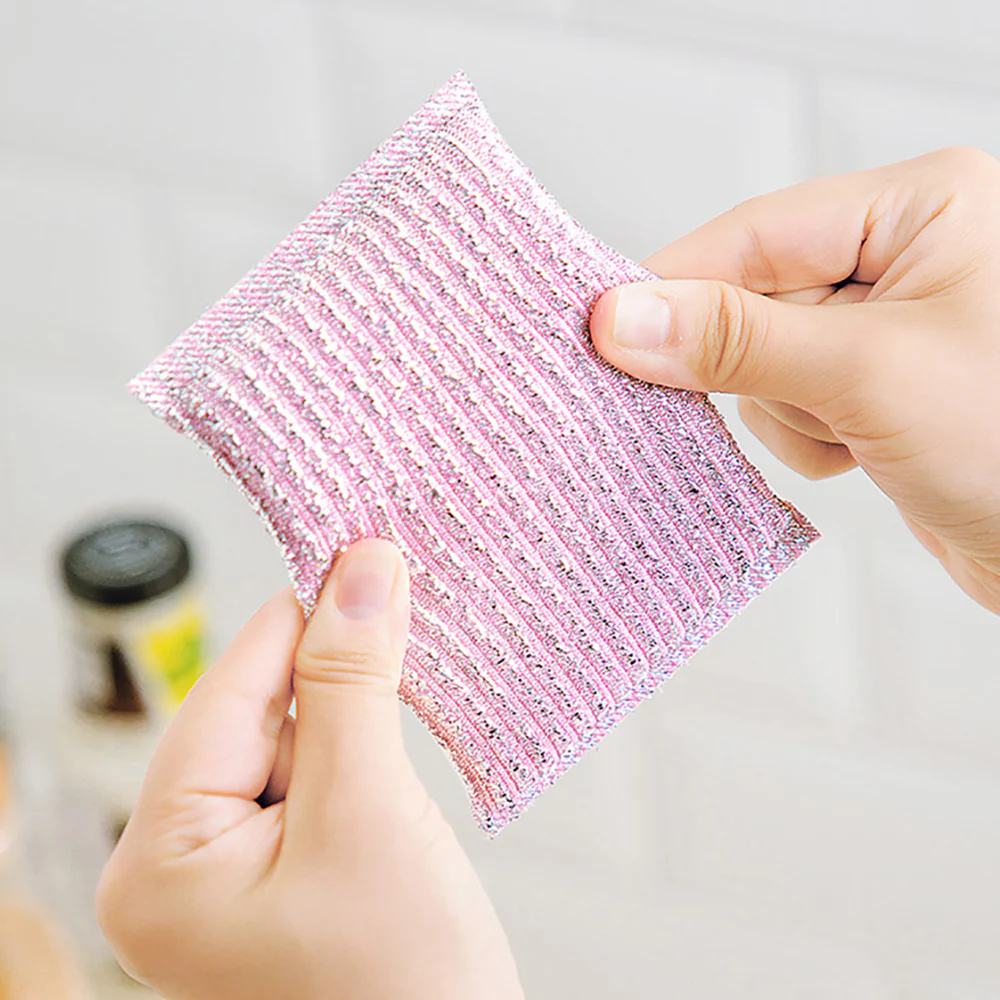 Chahua Colorful Soft Scrubbing Pads - 4 Pieces - Image 3