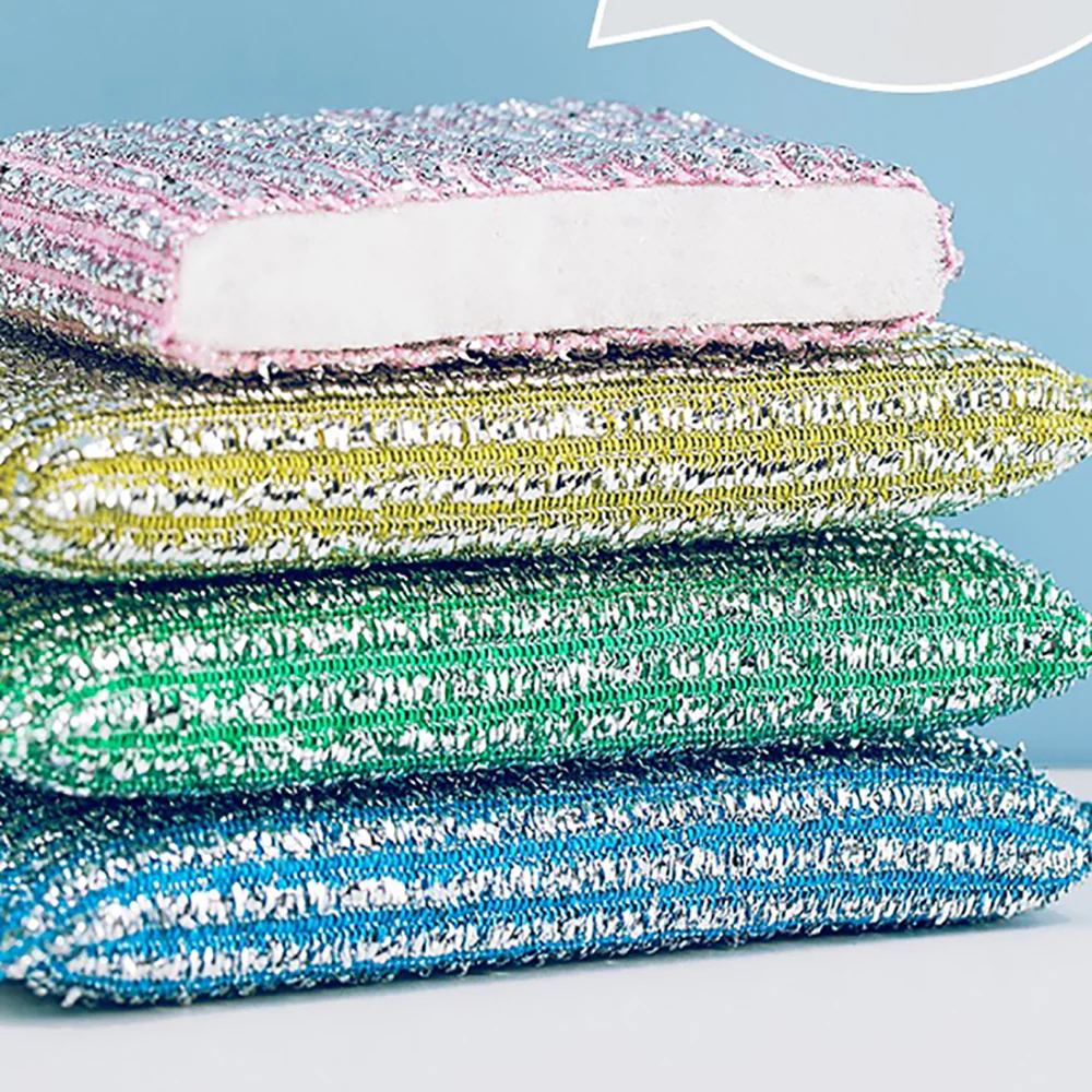 Chahua Colorful Soft Scrubbing Pads - 4 Pieces - Image 4