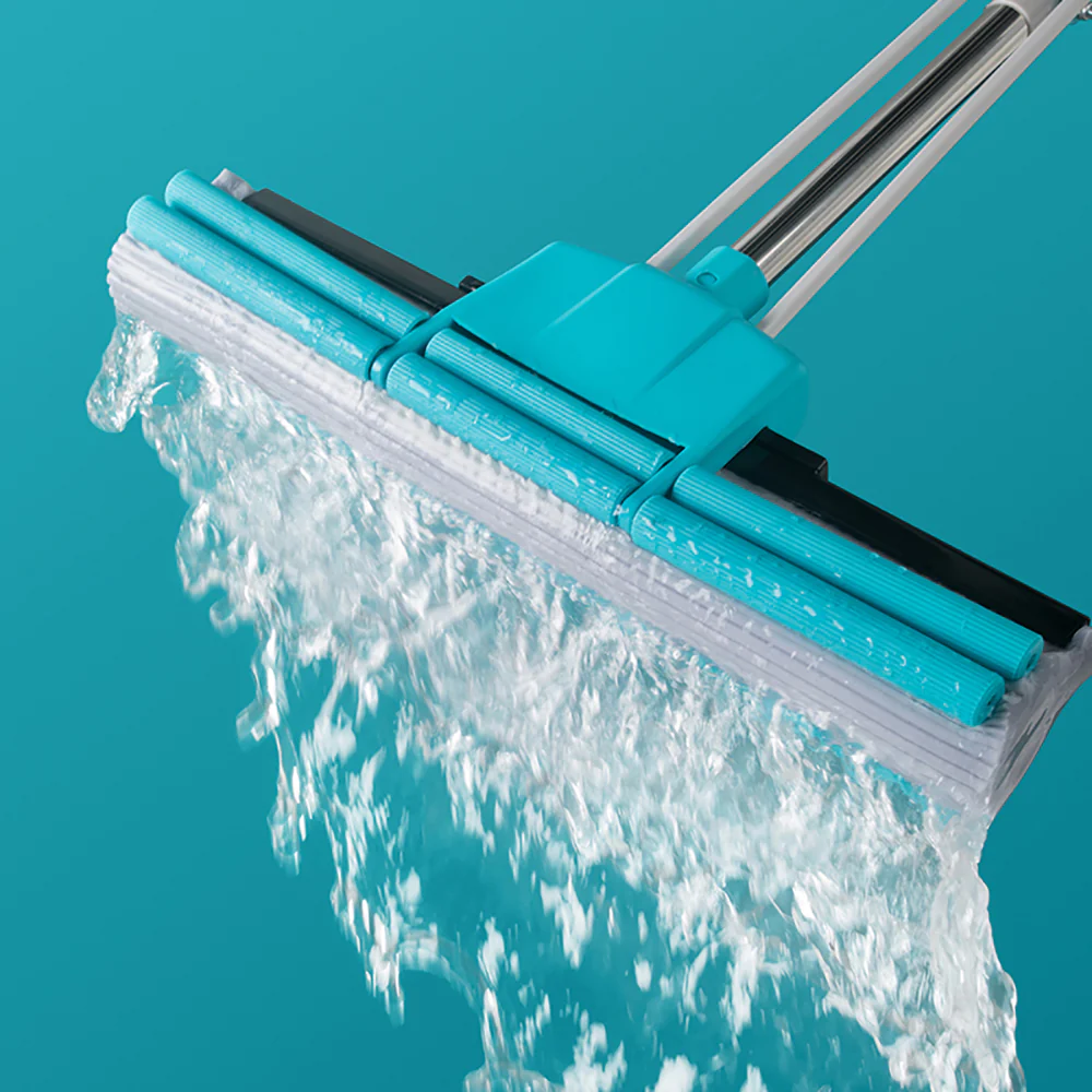 Chahua Lightweight Roller Sponge Mop - Gray - Image 2