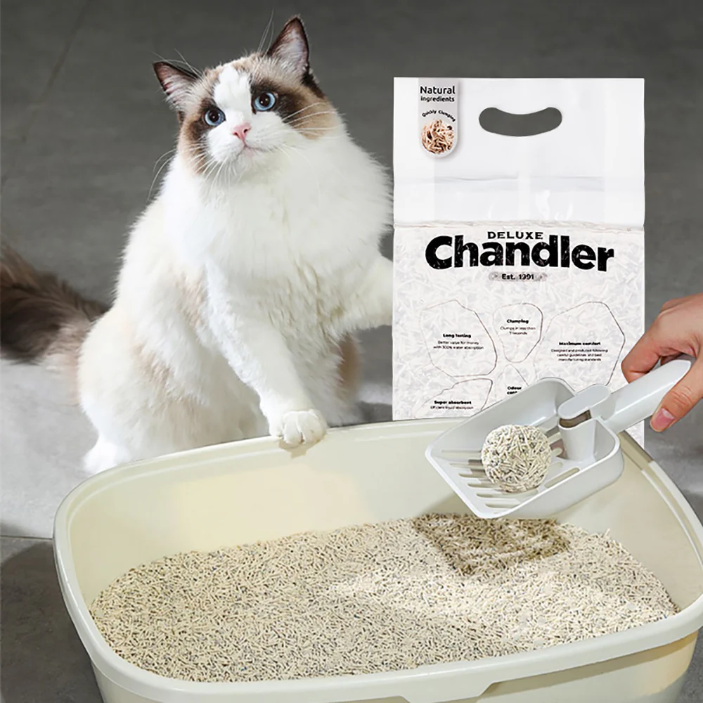 Chandler Natural Mineral Tofu Bentonite Mixed Cat Litter - 3kg - Image 2