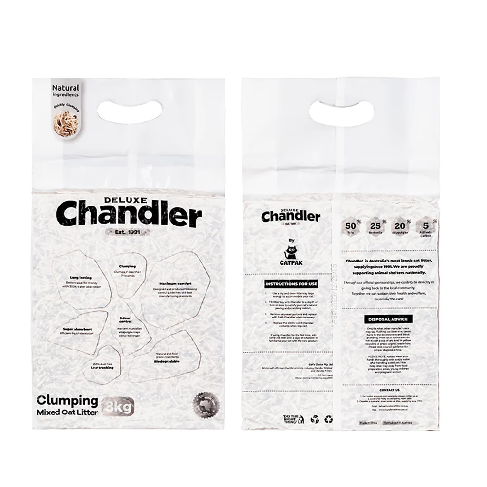 Chandler Natural Mineral Tofu Bentonite Mixed Cat Litter - 3kg - Image 4