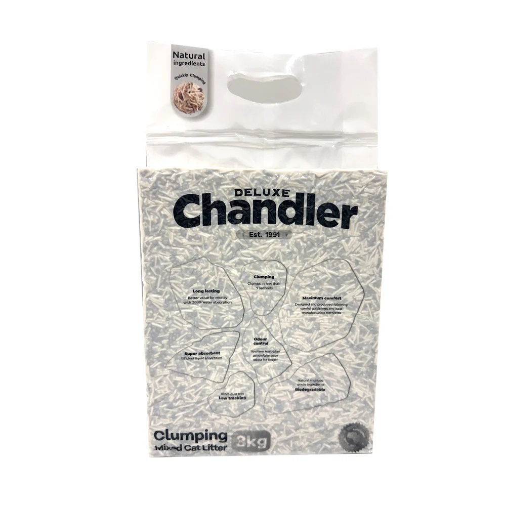 Chandler Natural Mineral Tofu Bentonite Mixed Cat Litter - 3kg - Image 5