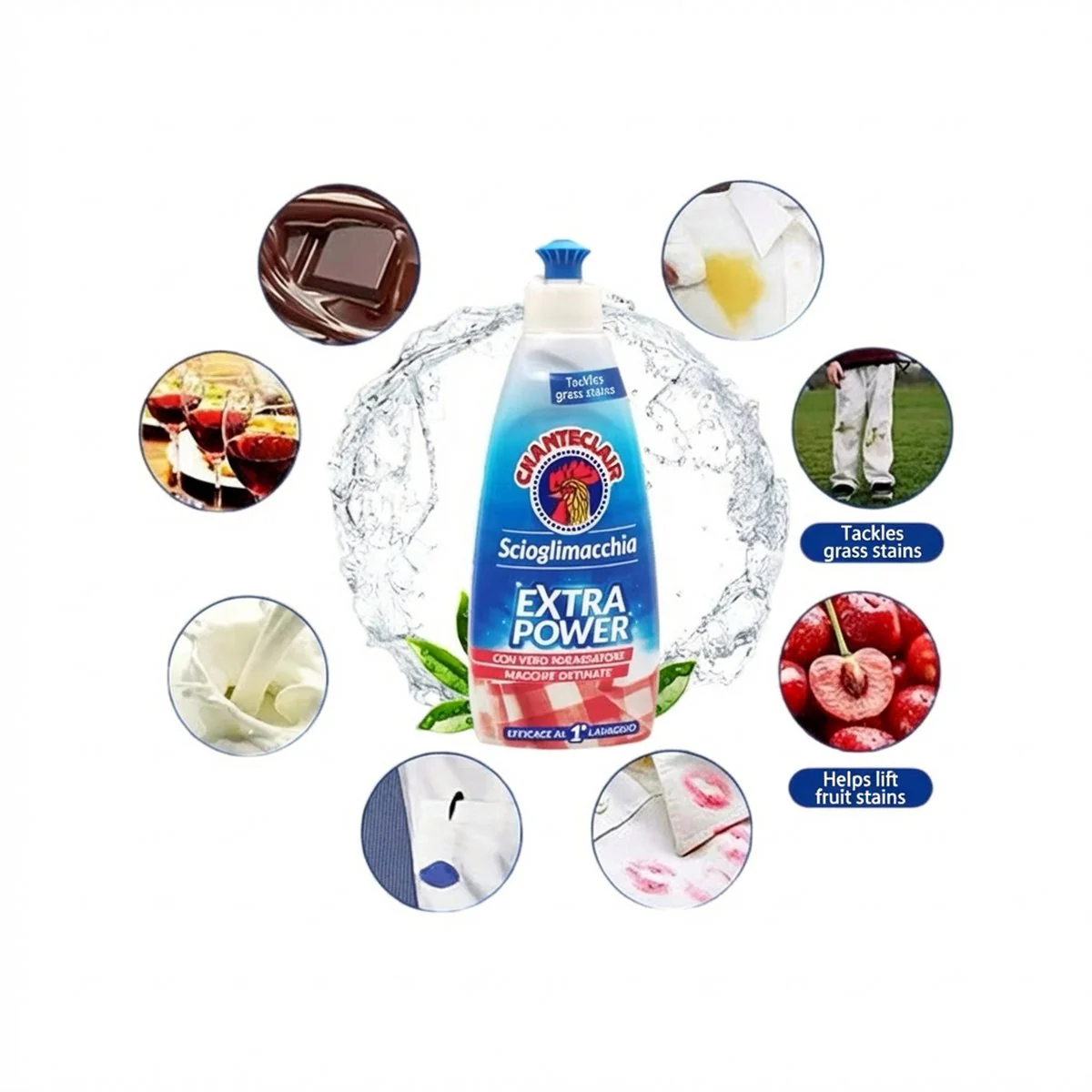 Chanteclair Extra Power Stain Remover 375ml - Pre-Treat for Tough Laundry Stains - Image 2