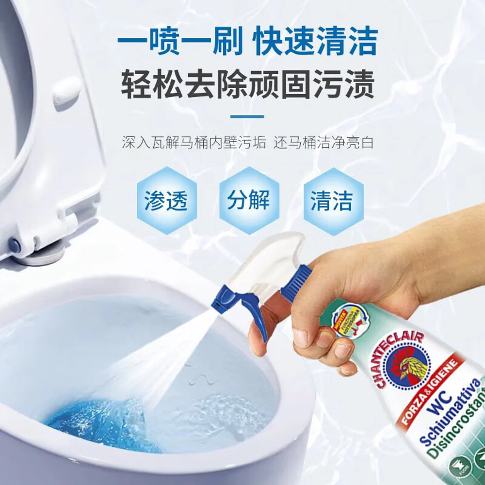 Chanteclair Foaming Descaling Toilet Cleaner Spray 625ml - Image 3
