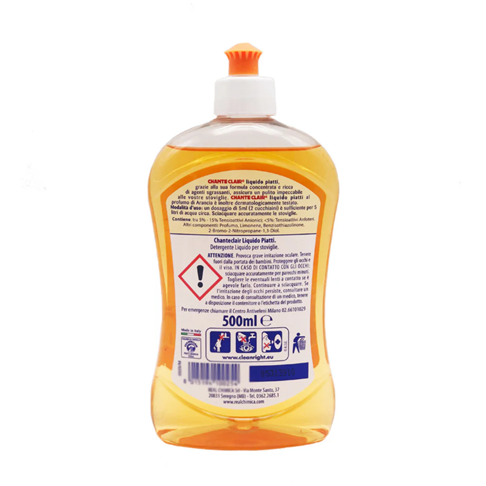 Chanteclair Orange Scented Concentrated Dishwashing Liquid - 500ml - Image 3