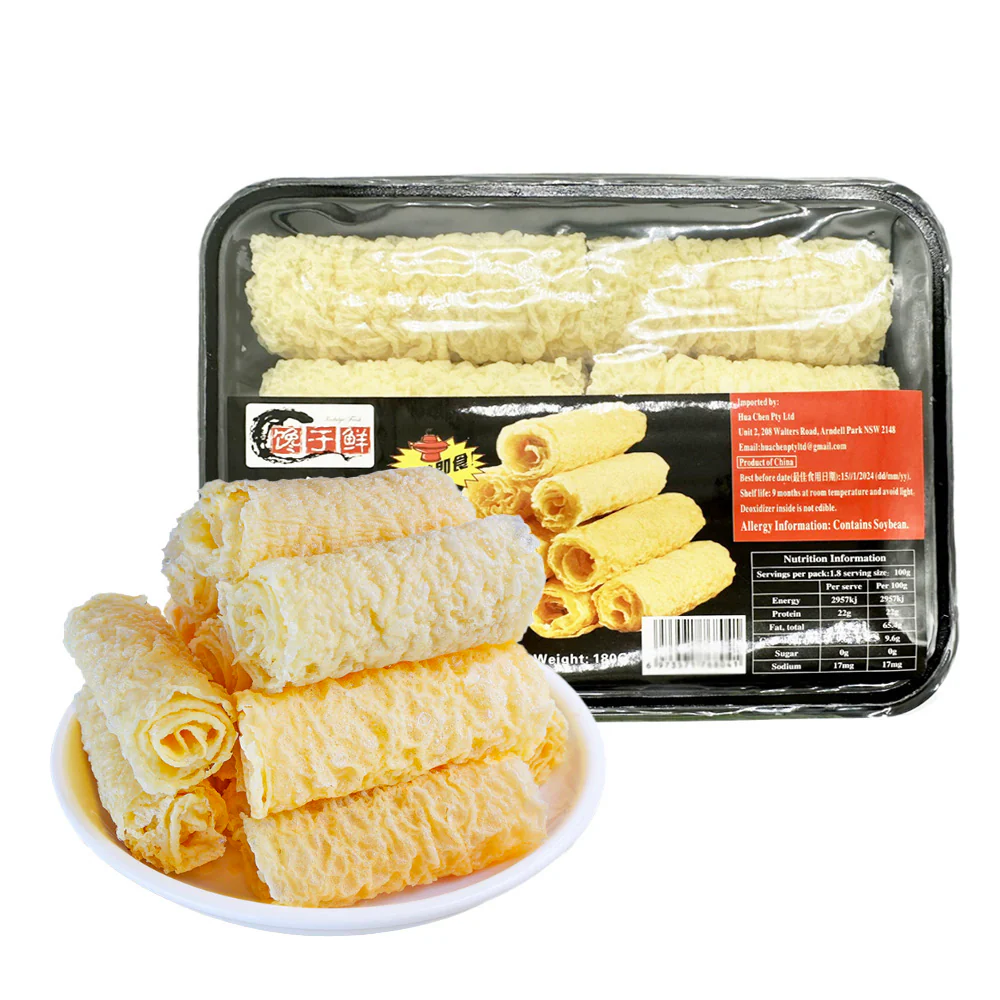 Chanyu Fresh Hong Kong Style Fried Tofu Skin Rolls - 180g
