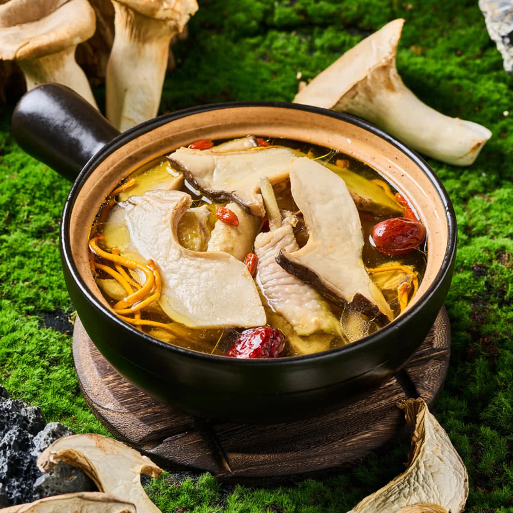 Chaoxin Quan Dried Grey Tiger Paw Mushrooms 200g – Limited Import - Image 3