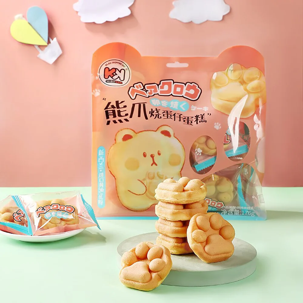 Chaoyouwei Bear Paw Egg Cake Original Flavor - 176g - Image 2