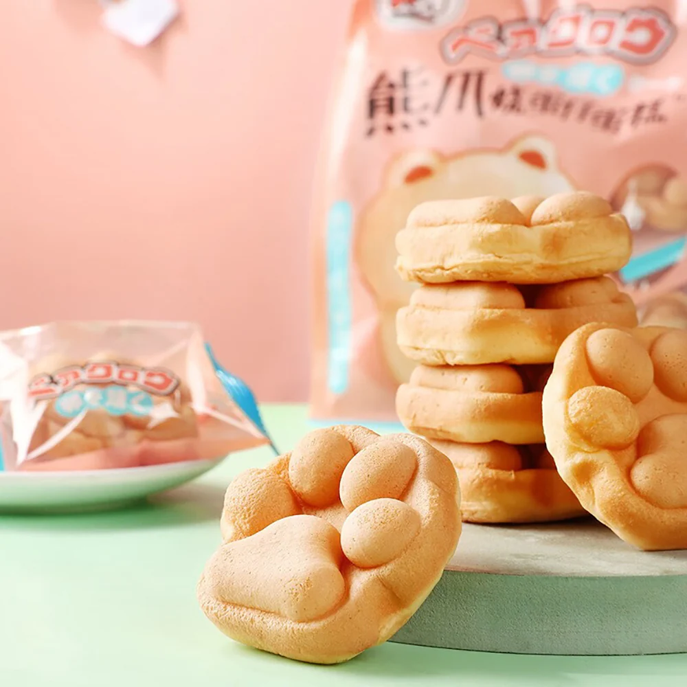 Chaoyouwei Bear Paw Egg Cake Original Flavor - 176g - Image 3