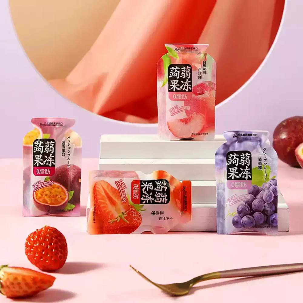 ChaoYouWei Konjac Jelly Strawberry and Passion Fruit Mix - 200g - Image 3