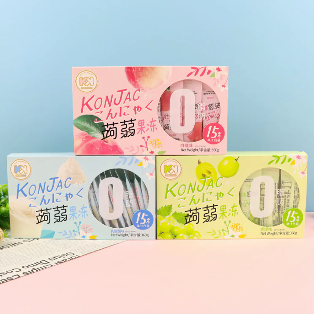 Chaoyouwei Konjac Jelly, Zero Fat, Yogurt Flavor, 360g - Image 4
