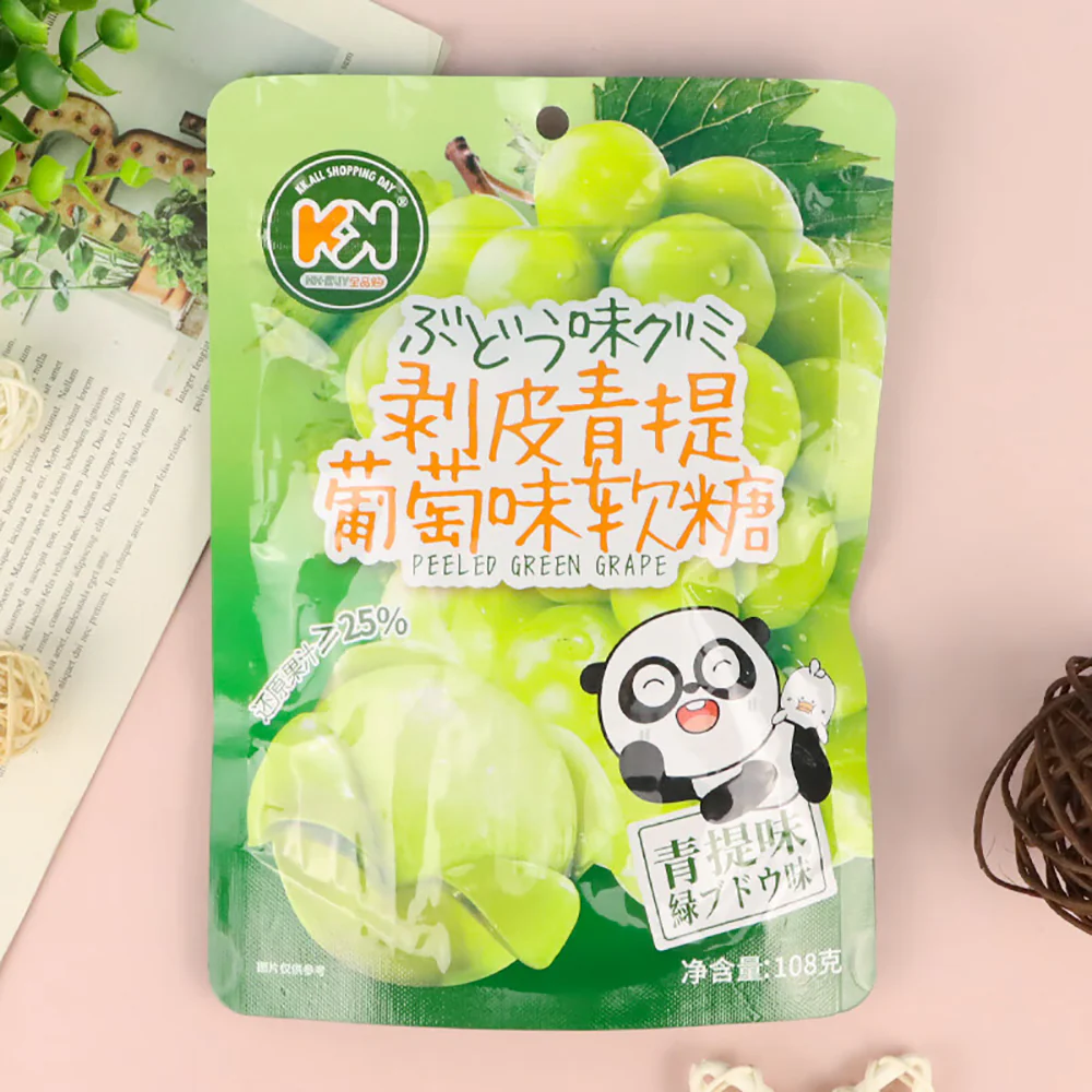 Chaoyouwei Peeled Green Grape Gummies - 108g - Image 2