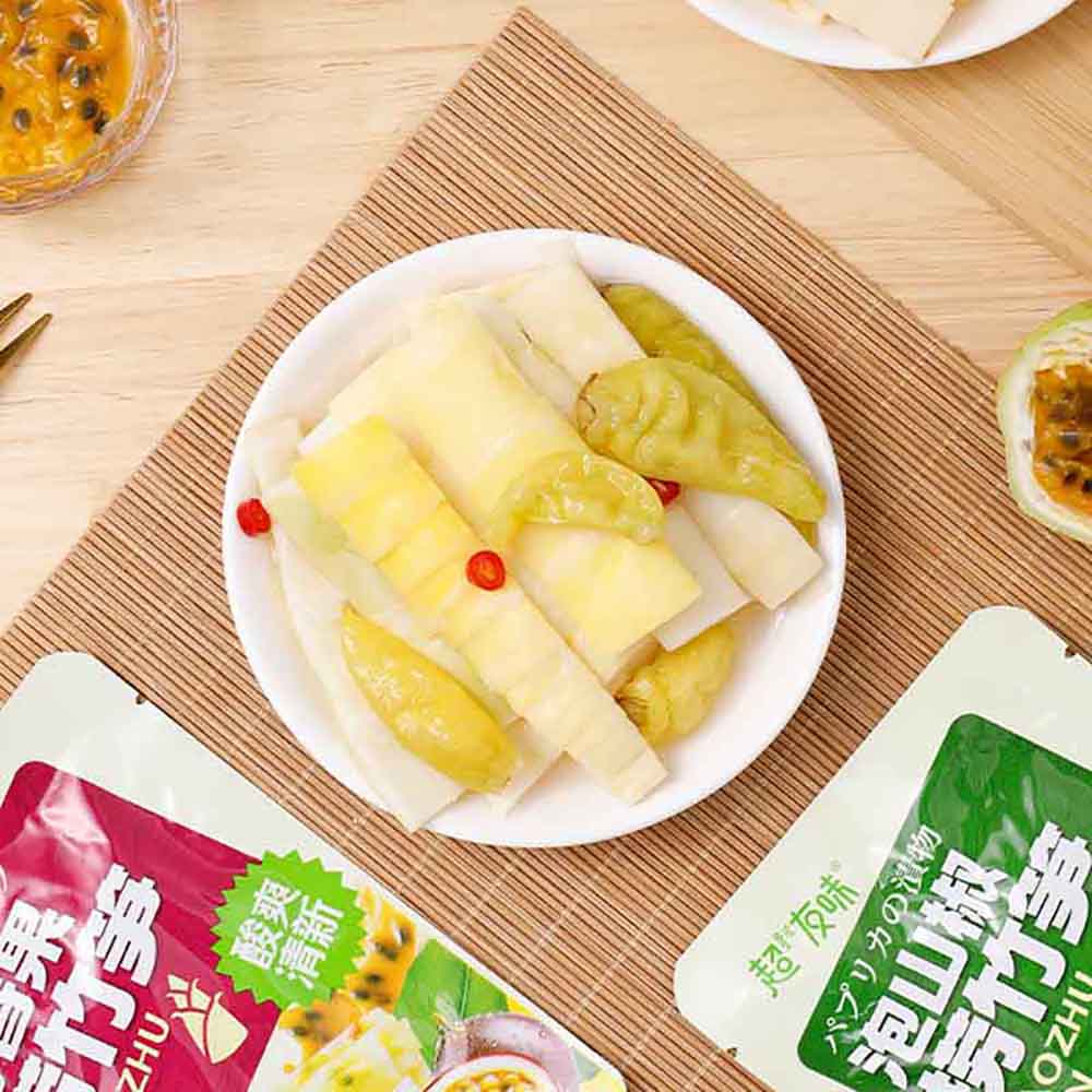 Chaoyouwei Pickled Bamboo Shoots with Pickled Pepper Flavor - 190g - Image 3