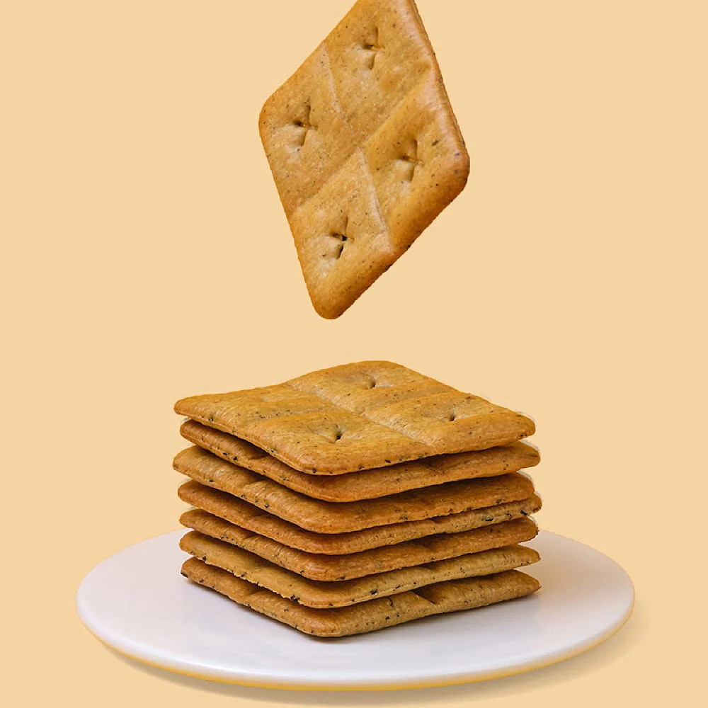 Chaoyouwei Preserved Vegetable and Pork Flavored Biscuits - 208g - Image 2