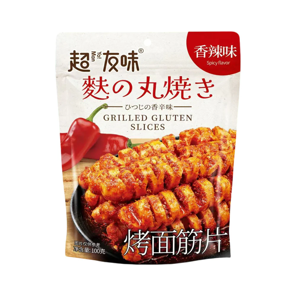 Chaoyouwei Spicy Grilled Gluten Slices 100g