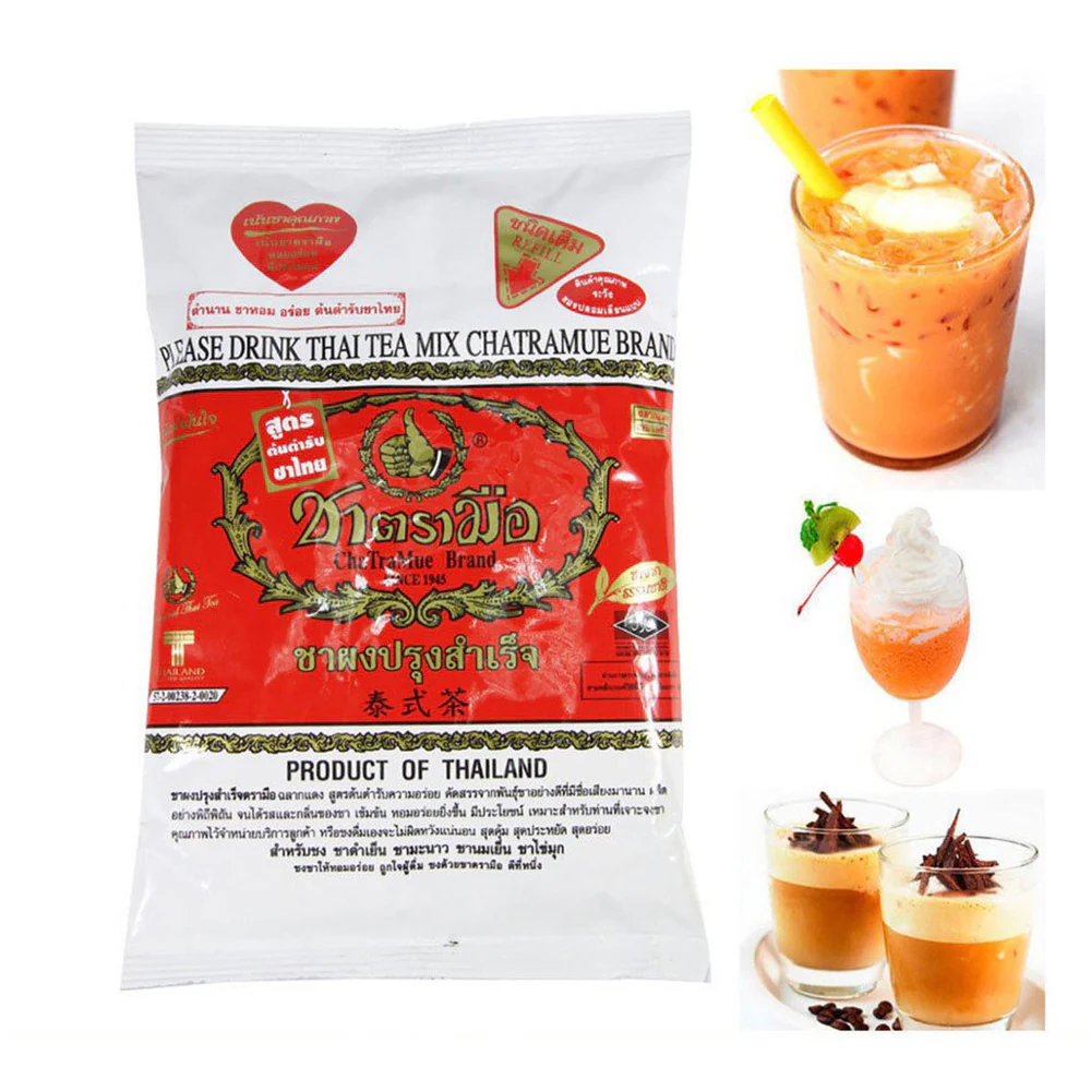 ChaTraMue Authentic Thai Tea Mix - Red Label - 400g - Image 2