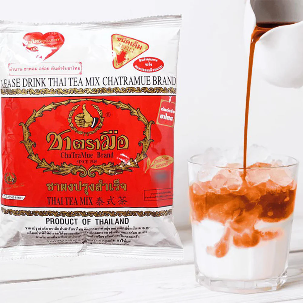 ChaTraMue Authentic Thai Tea Mix - Red Label - 400g - Image 3