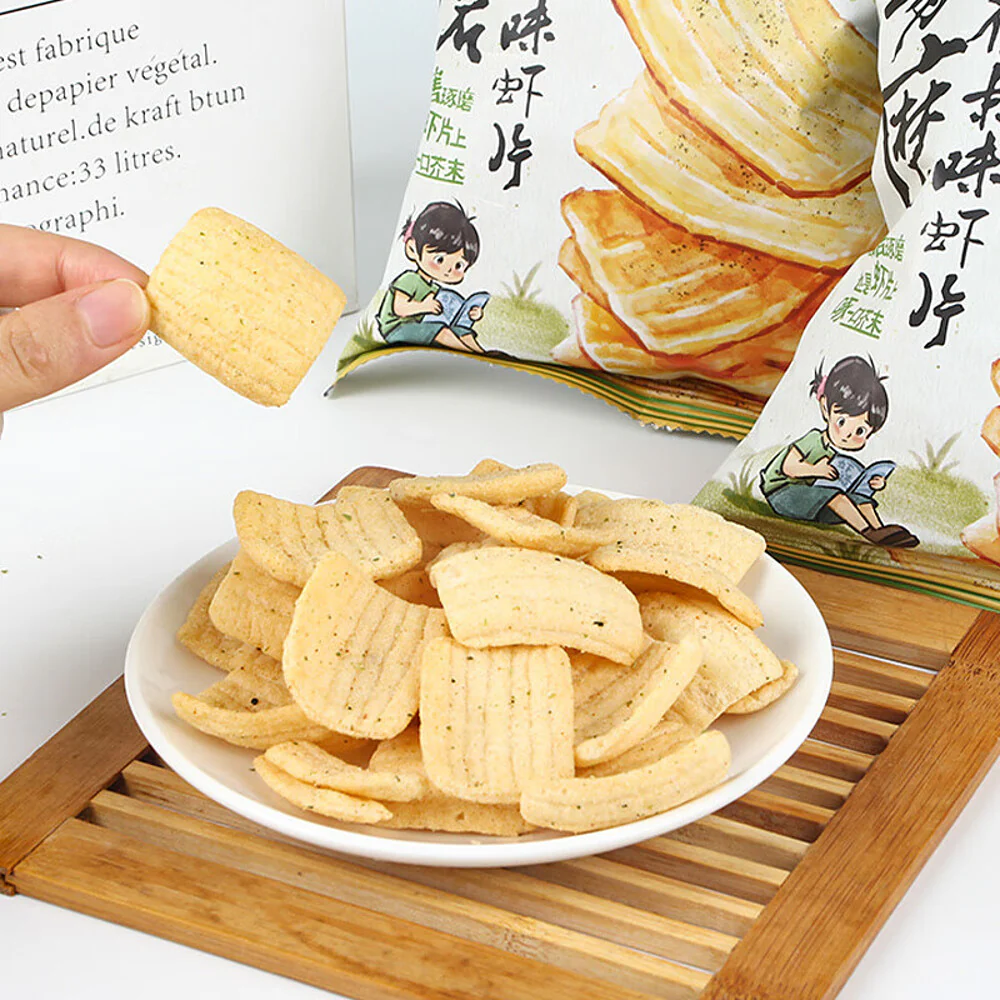 Chayan Yuese Wasabi Shrimp Chips - 50g - Image 2