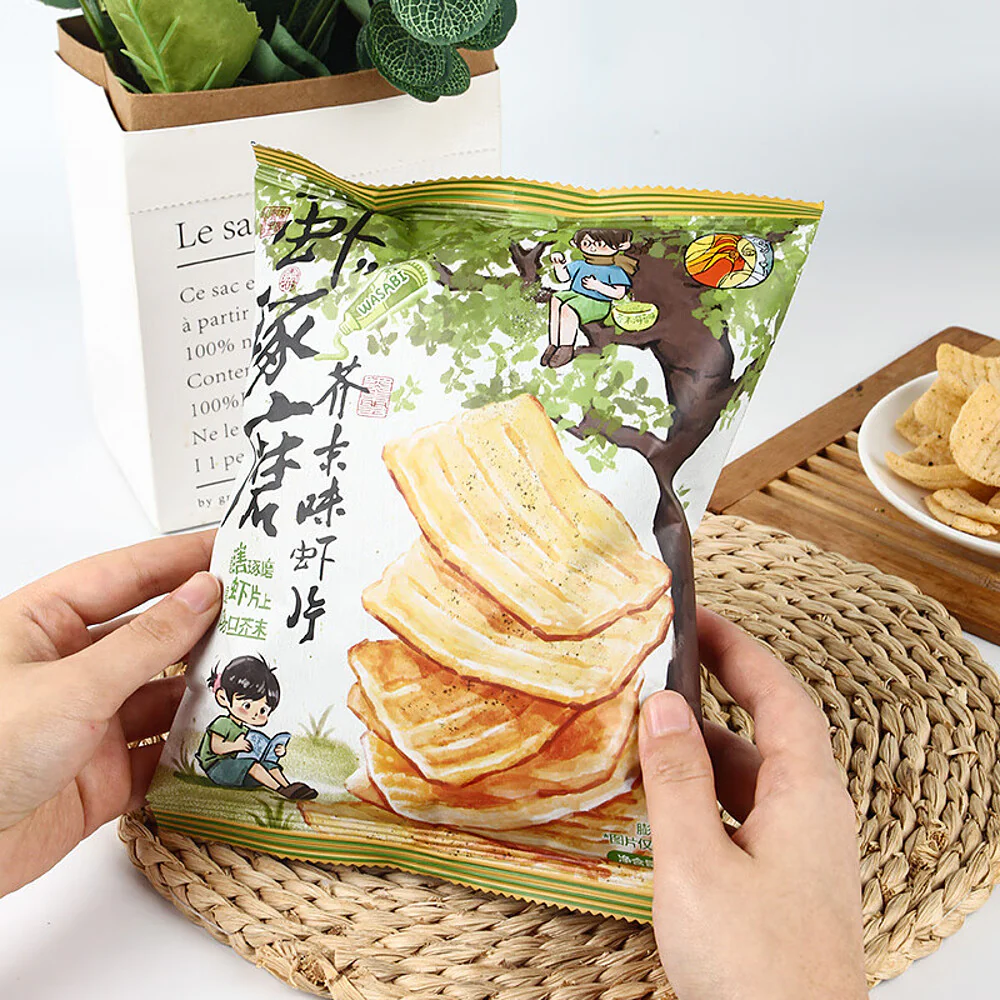 Chayan Yuese Wasabi Shrimp Chips - 50g - Image 3