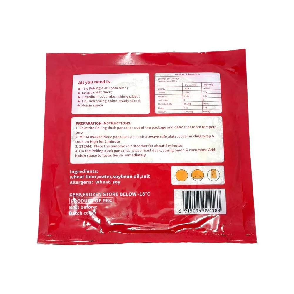 Chef.q Frozen Peking Duck Pancakes - 150g - Image 2