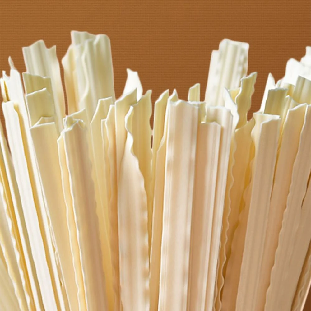 Chen Ke Ming Egg Flavour Sliced Noodles 1kg - Knife-Cut Style Dried Noodles - Image 2