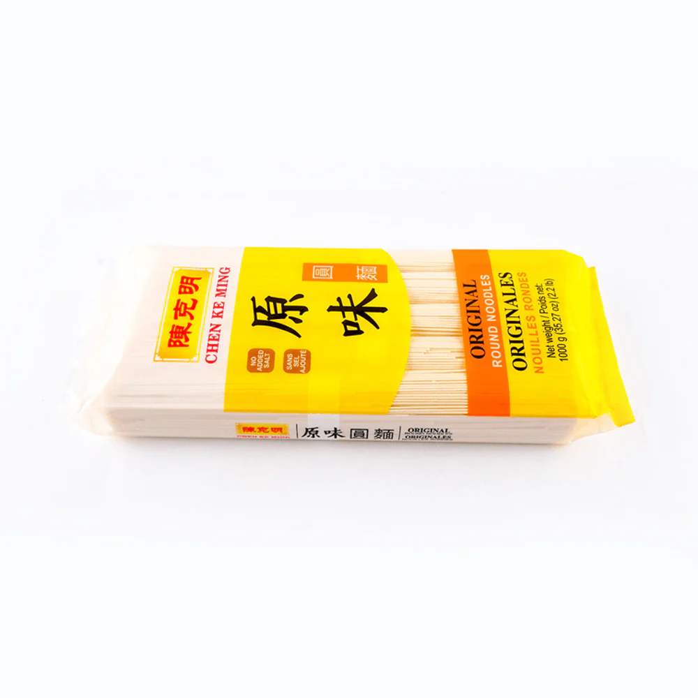 Chen Ke Ming Original Round Noodles 1000g - Dried Chinese Wheat Noodles - Image 4