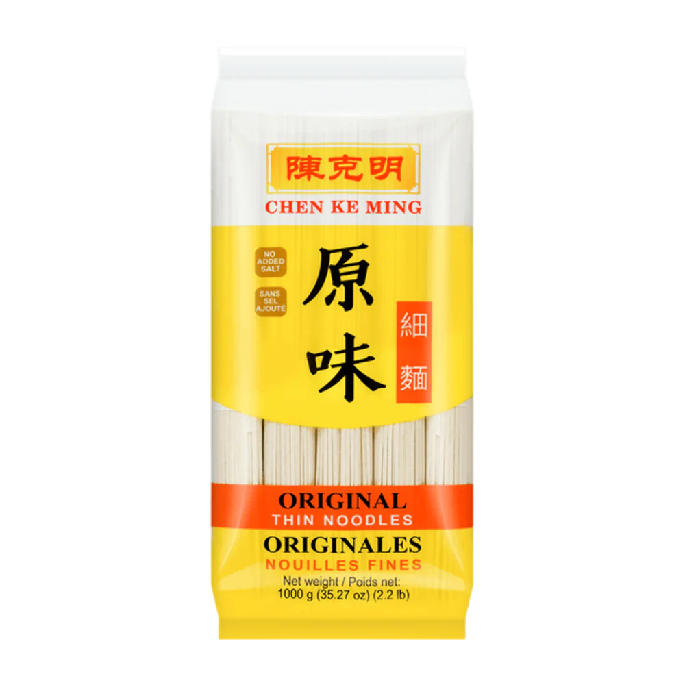 Chen Ke Ming Original Thin Noodles 1kg - Dry Chinese Wheat Noodles