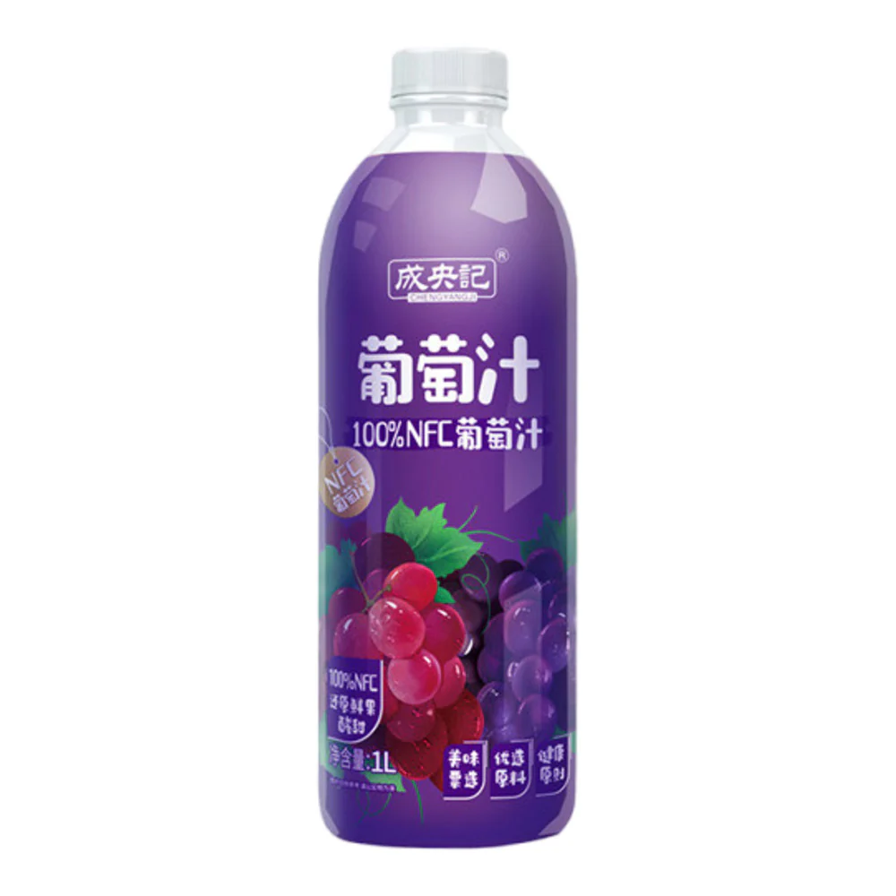Cheng Yang Ji 100% NFC Grape Juice 1L - Image 2