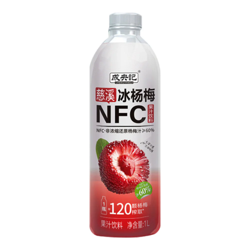 Chengyang Ji NFC Iced Bayberry Juice Drink 1L - Chinese Yangmei Fruit Juice