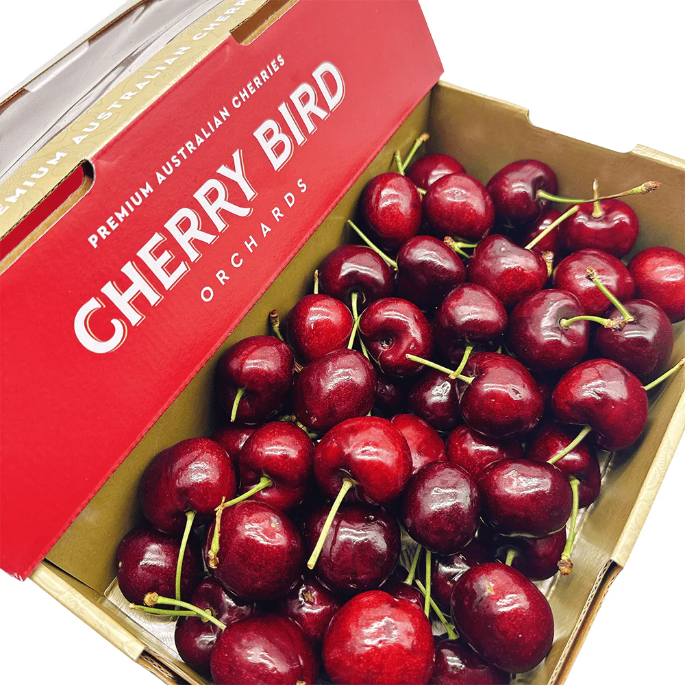 Cherrybird Sweet Georgia Red Cherries 34-46mm 1kg - Image 4