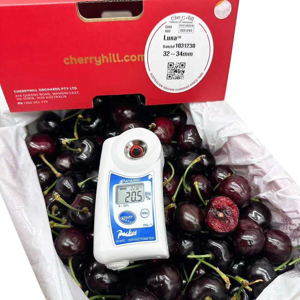 CherryHill Luna Premium Australian Cherries Gift Box 32–34mm – 2kg - Image 2