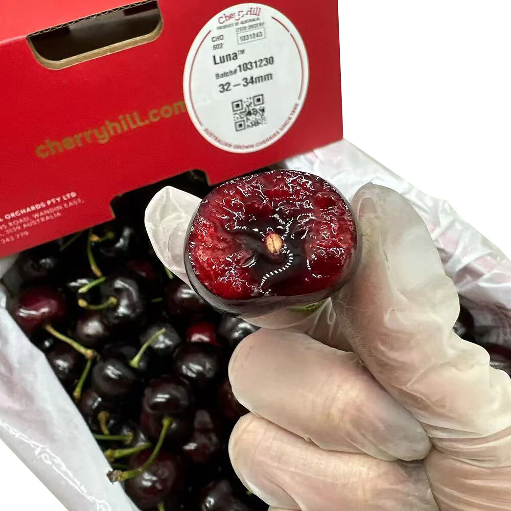 CherryHill Luna Premium Australian Cherries Gift Box 32–34mm – 2kg - Image 4