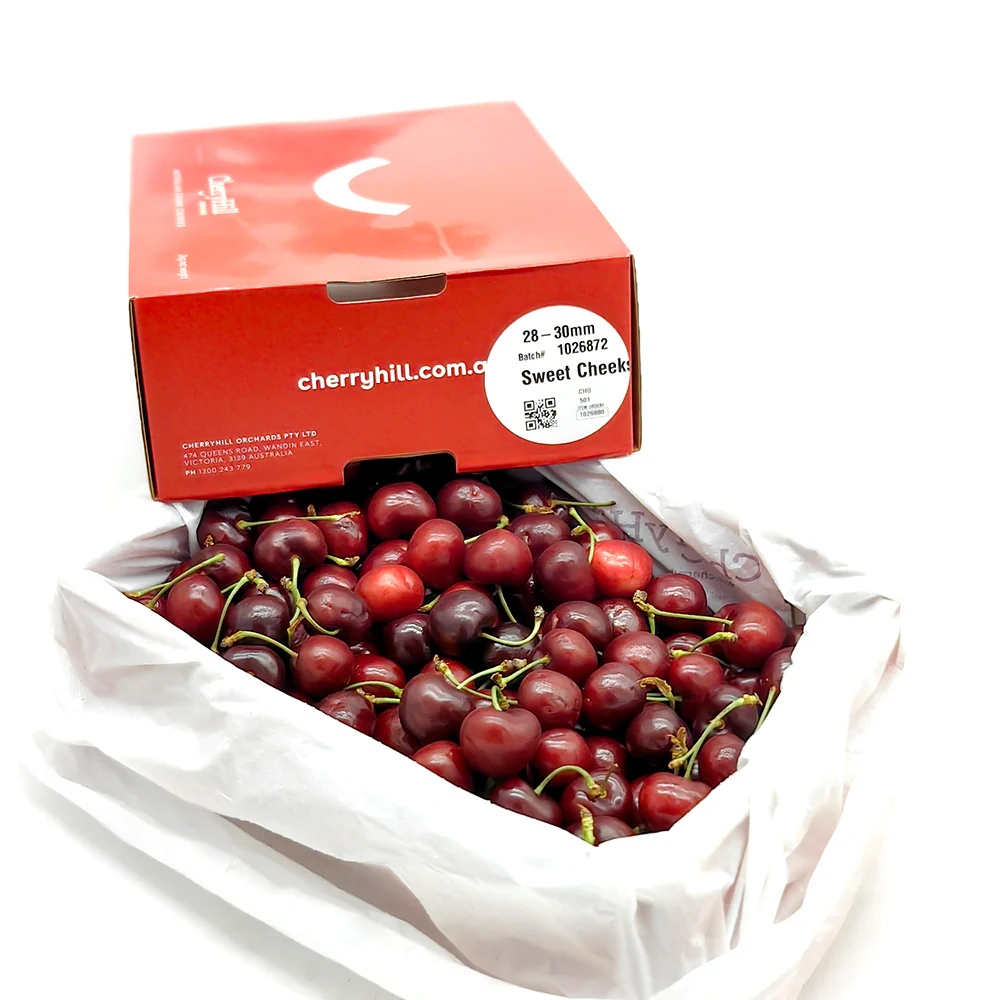 CherryHill Sweet Cheek Export Grade Cherries Gift Box 28-30mm - 2kg - Image 4